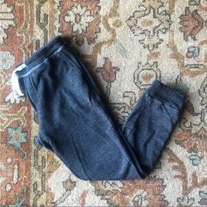 James Perse Joggers Heavy Weight Cotton With Elastic/Drawstring